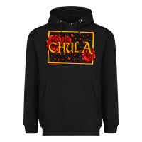Black Spanish chula with roses Heavyweight Hoodie - Jasminsmagicworld