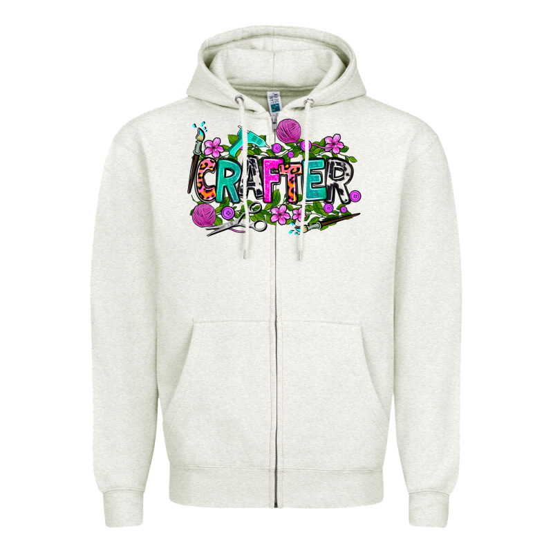 Crafter Zipper Hoodie by AdoDesignShop | Teevron