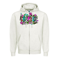Oatmeal Heather crafter Zipper Hoodie - AdoDesignShop