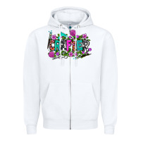 White crafter Zipper Hoodie - AdoDesignShop