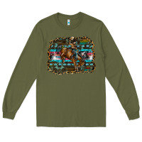 Army Green rodeo Long Sleeve Tee - SublimationCraftShop