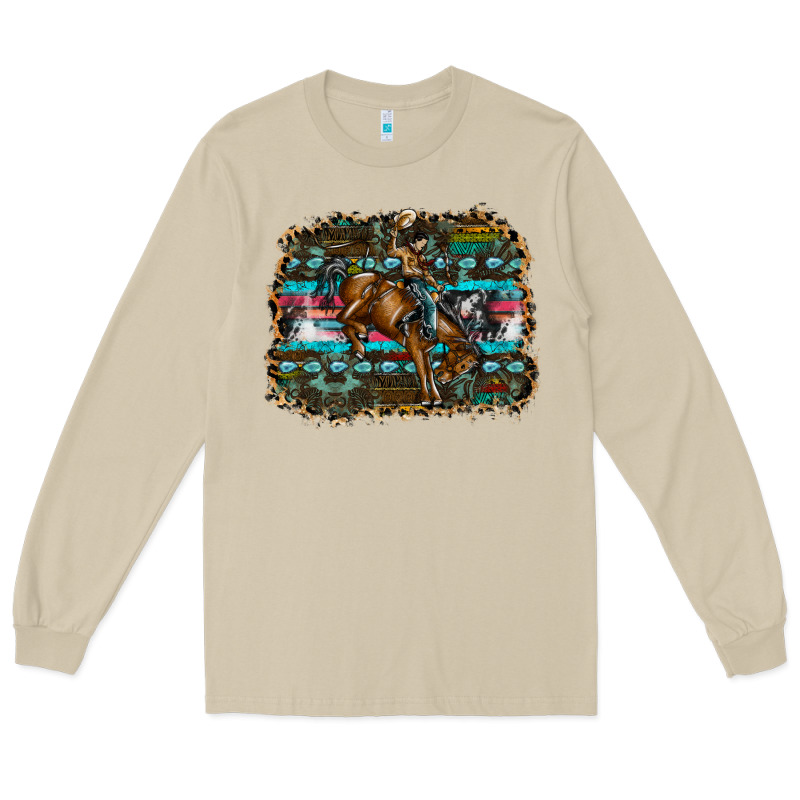 Rodeo Long Sleeve Tee by SublimationCraftShop | Teevron