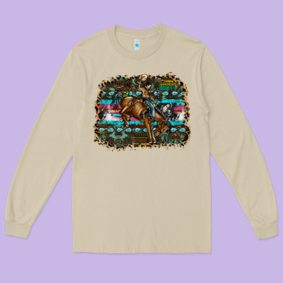 Rodeo Long Sleeve Tee Designed By Sublimationcraftshop