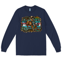 Navy rodeo Long Sleeve Tee - SublimationCraftShop