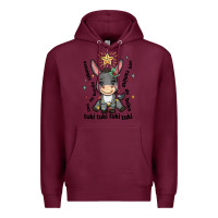 Burgundy mi burrito sabanero mexican Premium Hoodie - MaliasSmallBusiness