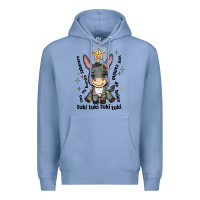 Colony Blue mi burrito sabanero mexican Premium Hoodie - MaliasSmallBusiness