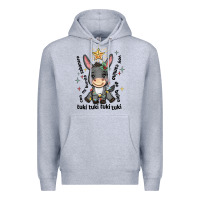 Heather Grey mi burrito sabanero mexican Premium Hoodie - MaliasSmallBusiness