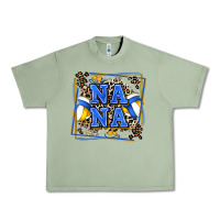 Oil Green volleyball nana with leopard Urban Heavy Tee - Zillion Design Studio
