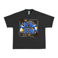 Pigment Black volleyball nana with leopard Urban Heavy Tee - Zillion Design Studio