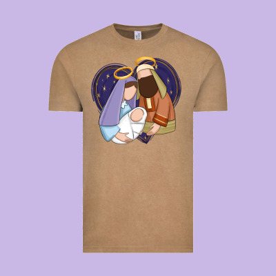 Vintage Tee holy night jesus birth