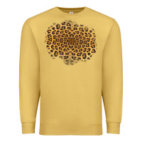 Antique Gold leopard patch Premium Sweatshirt - Jasminsmagicworld