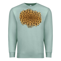 Seafoam leopard patch Premium Sweatshirt - Jasminsmagicworld