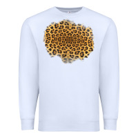 White leopard patch Premium Sweatshirt - Jasminsmagicworld