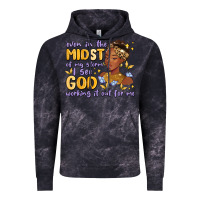 Cloud Black even in the midst of my storm i see god working it Vintage Hoodie - MaliasSmallBusiness