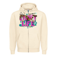 Sandshell craft life Zipper Hoodie - AdoDesignShop