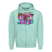 Seafoam craft life Zipper Hoodie - AdoDesignShop