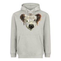 Moon Dust white calf scottish Heavyweight Hoodie - BarkalooDesign