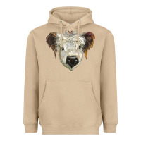 Mushroom white calf scottish Heavyweight Hoodie - BarkalooDesign