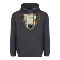 Smoke white calf scottish Heavyweight Hoodie - BarkalooDesign