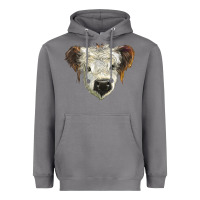 Storm white calf scottish Heavyweight Hoodie - BarkalooDesign
