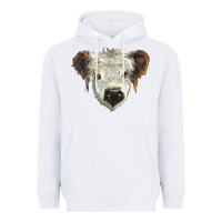 White white calf scottish Heavyweight Hoodie - BarkalooDesign