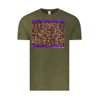 Vintage Olive mardi gras leopard Vintage Tee - RanaPortraitStore