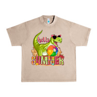 French Oak hello summer rex Urban Heavy Tee - texasbilliewilder