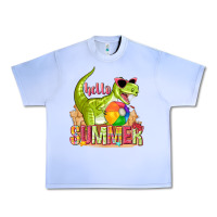 Grape Ice hello summer rex Urban Heavy Tee - texasbilliewilder