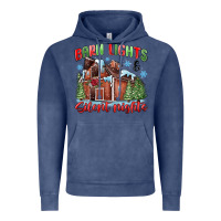 Vintage Denim barn lights and silent nights Vintage Hoodie - MaliasSmallBusiness