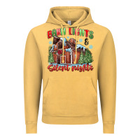 Vintage Mustard barn lights and silent nights Vintage Hoodie - MaliasSmallBusiness