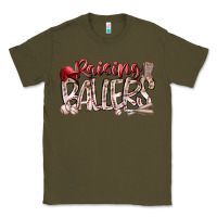 Army Green Raising Ballers Classic Tee - RacoonDesign