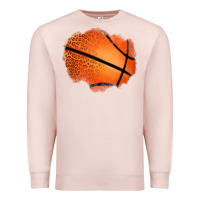 Pale Pink leopard basketball patch Premium Sweatshirt - Jasminsmagicworld