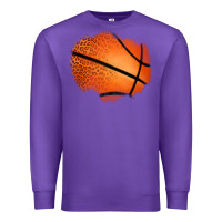 Purple leopard basketball patch Premium Sweatshirt - Jasminsmagicworld