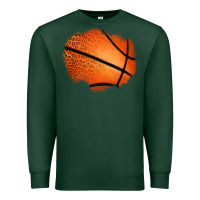 Sports Green leopard basketball patch Premium Sweatshirt - Jasminsmagicworld