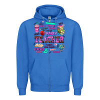 True Royal come on teacher lets go party Zipper Hoodie - AdoDesignShop