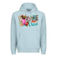 Blue Mist daycare crew Premium Hoodie - NancyCooperArtShop