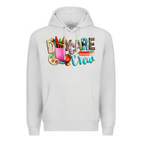 Dove Grey daycare crew Premium Hoodie - NancyCooperArtShop