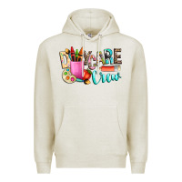 Oatmeal Heather daycare crew Premium Hoodie - NancyCooperArtShop