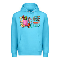 Ocean Blue daycare crew Premium Hoodie - NancyCooperArtShop