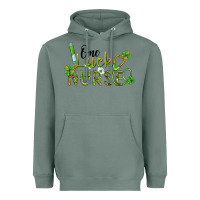 Sage one lucky nurse Heavyweight Hoodie - BarkalooDesign