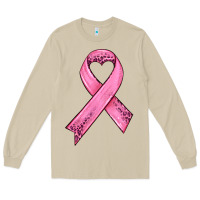 Mushroom pink ribbon Long Sleeve Tee - HRA Design Shop