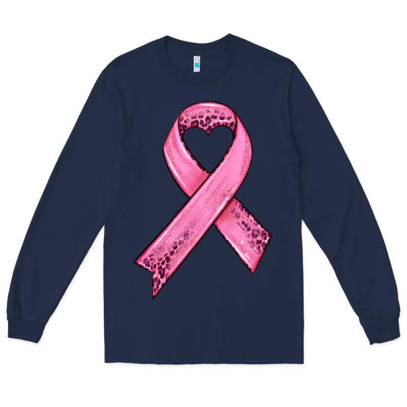 Pink Ribbon Long Sleeve Tee by HRA Design Shop | Teevron