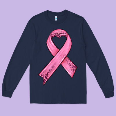 Pink Ribbon Long Sleeve Tee Designed By Hra Design Shop
