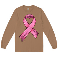 Toasted Coconut pink ribbon Long Sleeve Tee - HRA Design Shop