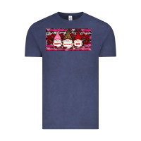 Vintage Denim Happy valentines day gnomes rose Vintage Tee - RanaPortraitStore