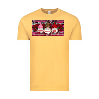 Vintage Mustard Happy valentines day gnomes rose Vintage Tee - RanaPortraitStore