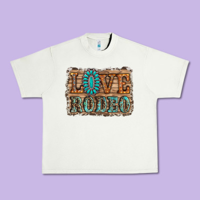 Love Rodeo Gemstone Urban Heavy Tee Designed By Ranaportraitstore