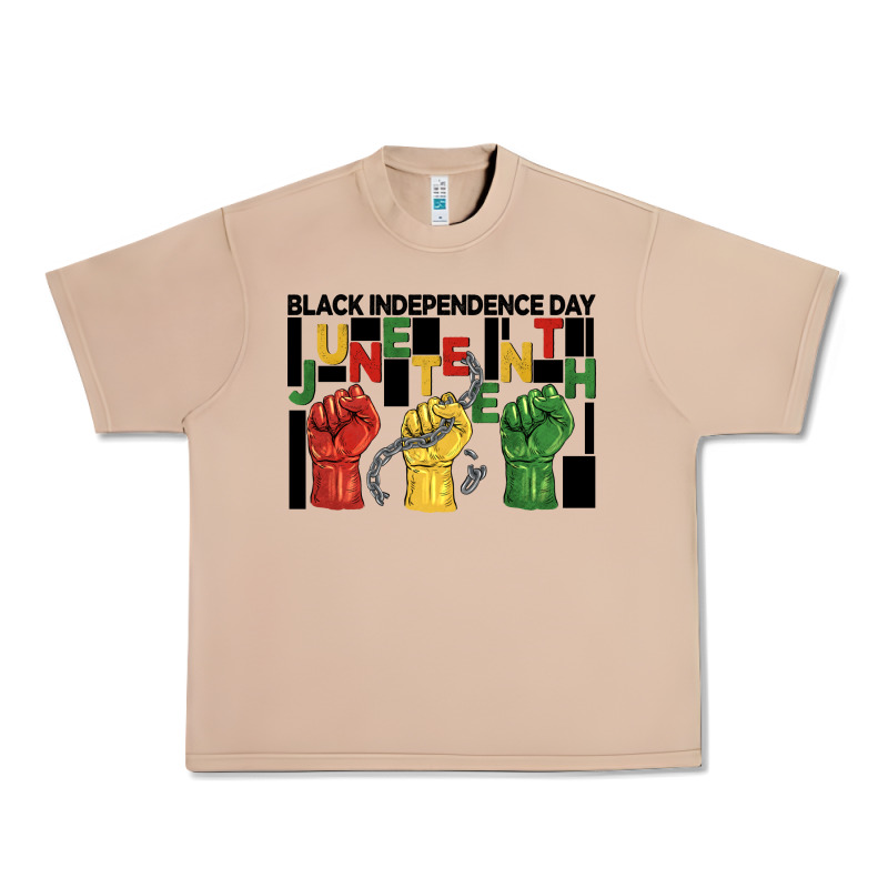 Black Independence Day Juneteenth Urban Heavy Tee by BarkalooDesign | Teevron