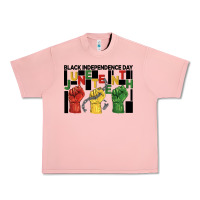 Salmon black independence day juneteenth Urban Heavy Tee - BarkalooDesign