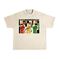 Sandshell black independence day juneteenth Urban Heavy Tee - BarkalooDesign